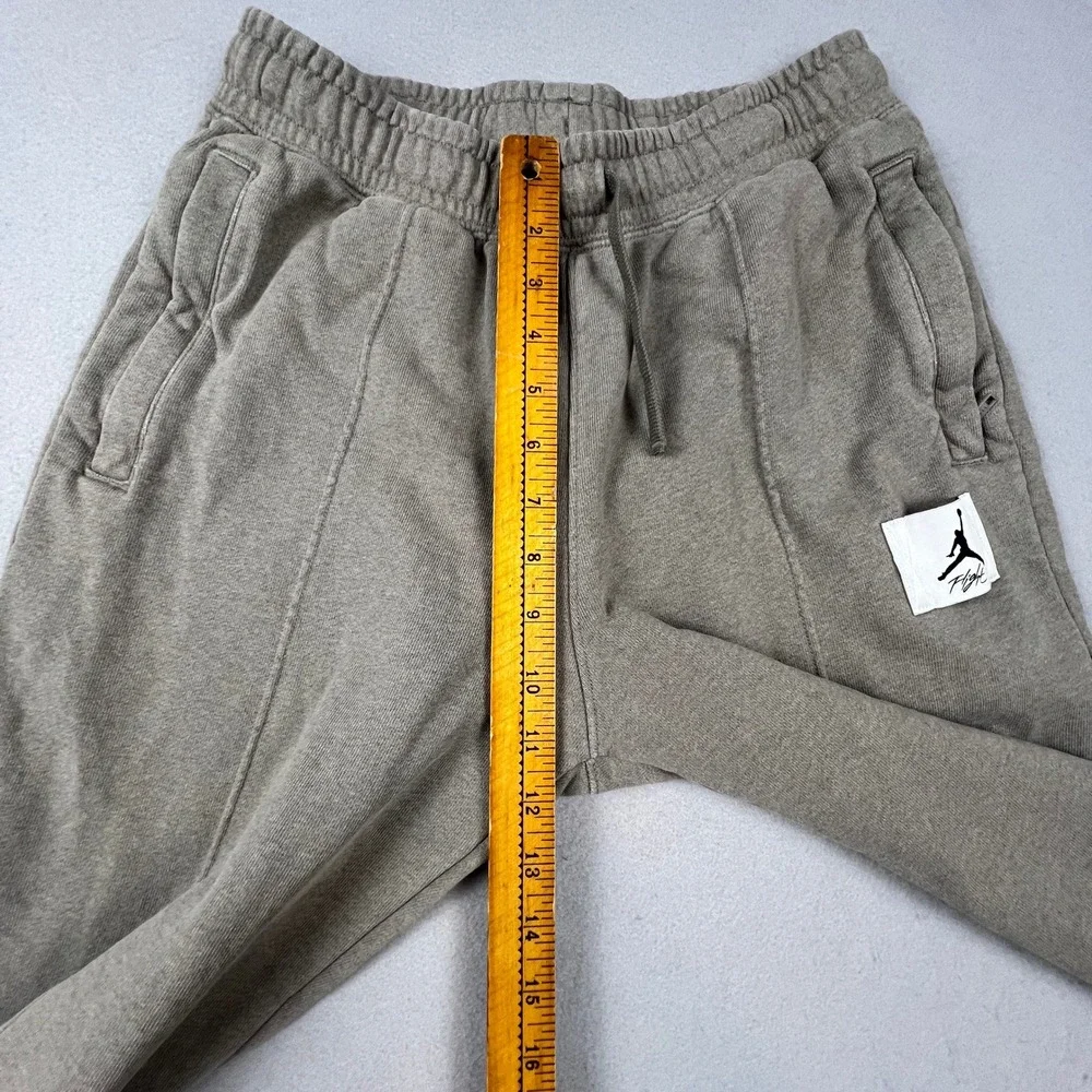 Jordan Flight Fleece Sweatpants Mens S Green Joggers DD7001-320 Athleisure